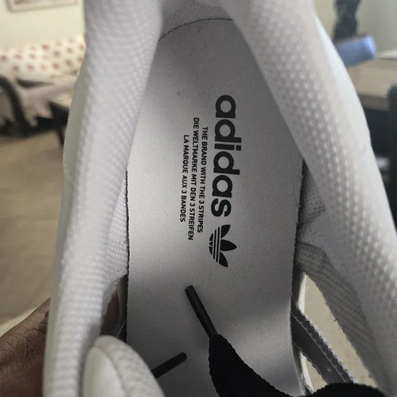 Adidas Superstar Shelltoe White Clear Stripe #FY7717 Mens Shoe Size 10.5. - Picture 6 of 12